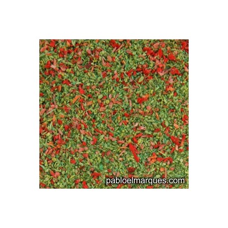 MP-123 meadow blend: spring green with red flowers