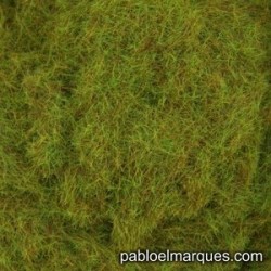 C-414 static grass: olive green - Orange brown