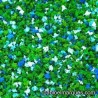 J-06 Garden: light blue flowers